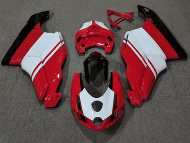 2003-2004 Gloss Red & White Ducati 749 999 Fairings for Sale