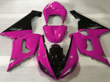 2005-2006 Gloss Pink & Black Kawasaki ZX6R Fairings for Sale