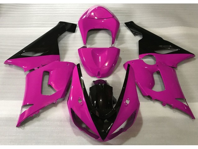 2005-2006 Gloss Pink & Black Kawasaki ZX6R Fairings for Sale
