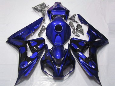 2006-2007 Gloss Blue and Black Honda CBR1000RR Fairings for Sale